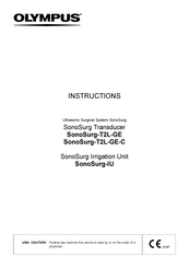 Olympus SonoSurg-T2L-GE-C Instructions Manual