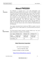 Hitech PWS3261 Manual
