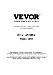 Vevor H5711 Manual