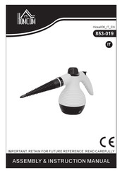 HOMCOM 853-019 Assembly & Instruction Manual