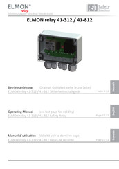 ASO Safety Solutions ELMON 41-312 Operating Manual