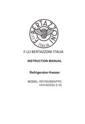 Bertazzoni HHVADSS2.E.50 Instruction Manual