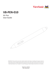 ViewSonic VB-PEN-010 User Manual