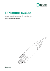 Druck DPS8000 Series Instruction Manual