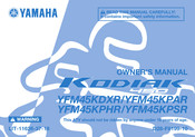 Yamaha YFM45KPSR Owner's Manual