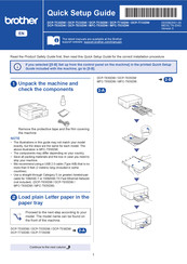 Brother DCP-T530DW Quick Setup Manual