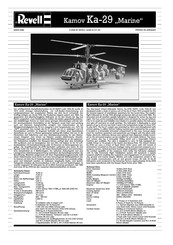 REVELL Kamov Ka-29 Marine Manual