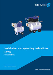SCHUNK SVAGG 63 Installation And Operating Instructions Manual