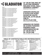 Gladiator GAWG241DDR Assembly Instructions Manual