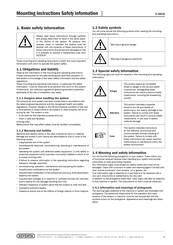 REVENTA ZEW Professional 2900 Mounting Instructions