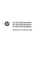 HP 340 G3 Maintenance And Service Manual