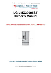 LG LMX30995ST Owner's Manual