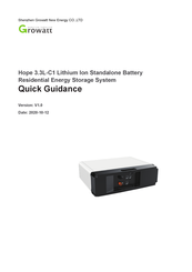 Growatt Hope 3.3L-C1 Quick Manual