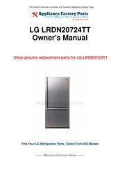 LG LRDN20724TT Service Manual