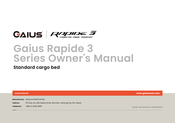 Gaius Rapide 3 Series Owner's Manual