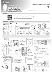 INIM QXI-RDT-X5-NB Installation Instructions Manual