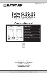 Hayward CL110 Owner's Manual