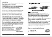Morphy Richards Accents Series Quick Start Manual