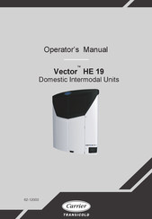 Carrier TRANSICOLD Vector HE 19 Operator's Manual