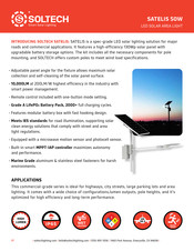 Soltech Satelis 50W Manual