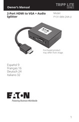 Eaton TRIPP LITE P131-06N-2VA-U Owner's Manual