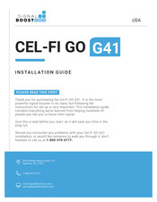 NEXTIVITY Cel-Fi GO G41 Installation Manual