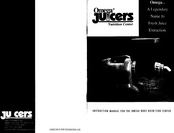 Omega Juicers 8002 Nutrition Center Instruction Manual