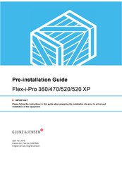 Glunz & Jensen Flex-i-Pro 360 Pre-Installation Manual