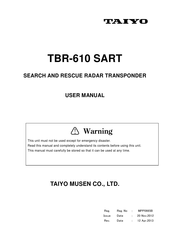 taiyo TBR-610 SART User Manual
