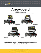 VER-MAC VM-4815G2 Operation, Safety And Maintenance Manual