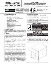 MAXA-MISER VR028A12H Installation Instructions Manual
