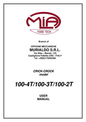 MIA CRICK-CROCK 100-4T User Manual