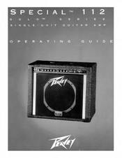 Peavey Solo Special 112 Operating Manual