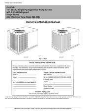 Carrier PH5ZNB 042 Owner's Information Manual