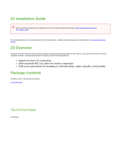 Cisco Meraki Z3 Installation Manual