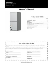 Carrier 45MUAAQ Owner's Manual