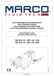 Marco UP1-JS 24V Instructions For Use Manual