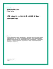 HPE Integrity rx2900 i6 User's & Service Manual