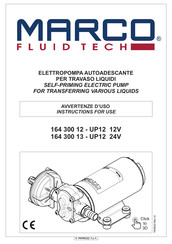 Marco UP12 24V Instructions For Use Manual