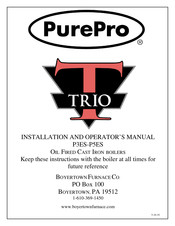 PurePro TRIO P5ES Installation And Operator's Manual