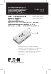 Eaton TRIPP LITE U444-06NHDV4K6B Installation Instructions