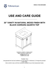 TJAmerican TJ02-28V3022BE Use And Care Manual
