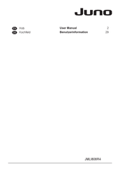JUNO JMLI808R4 User Manual