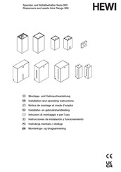 Hewi 900.05.006 Series Installation And Operating Instructions Manual