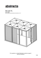 ABSTRACTA Zen pod XL Assembly Instructions Manual