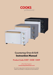 Cooks Professional K407 Instruction Manual