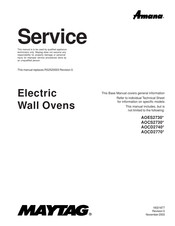 Maytag Amana AOCS2730 Series Service Manual