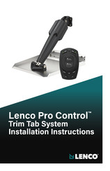 LENCO Pro Control Installation Instructions Manual