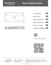 Harman infinity Marine 6008A Owner's Manual