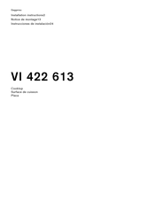 Gaggenau VI 422 613 Installation Instructions Manual